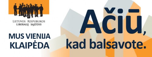 Klaipėdiečiai daugiausiai balsų skyrė liberalų sąjūdžiui