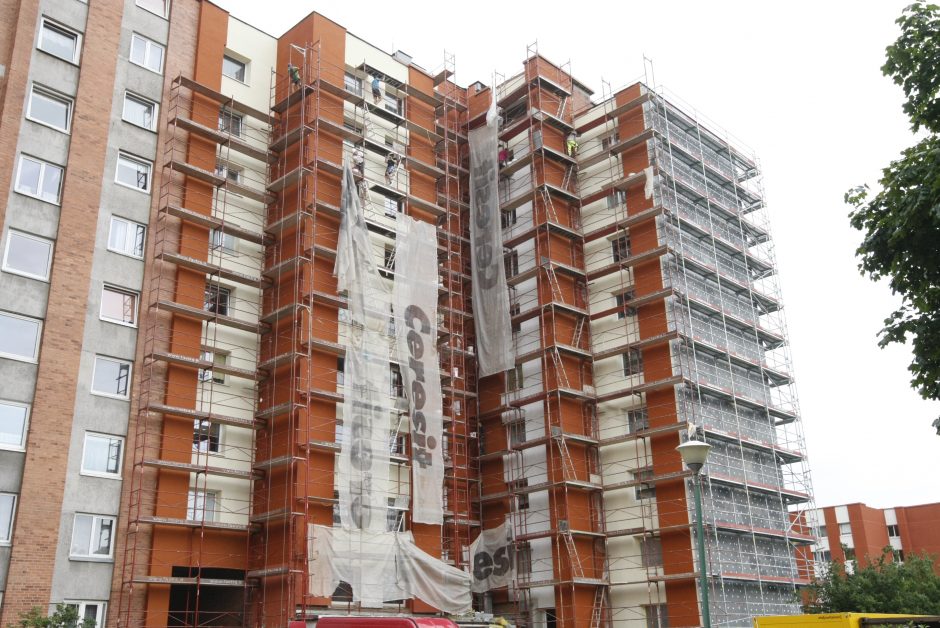 Daugiabučių namų renovacija Klaipėdoje vyksta sparčiai
